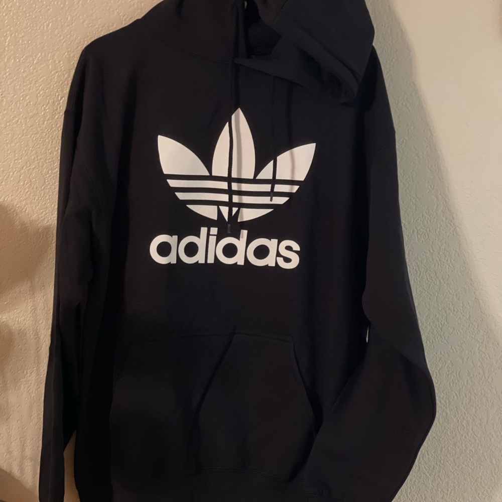 Hoodie black size large new